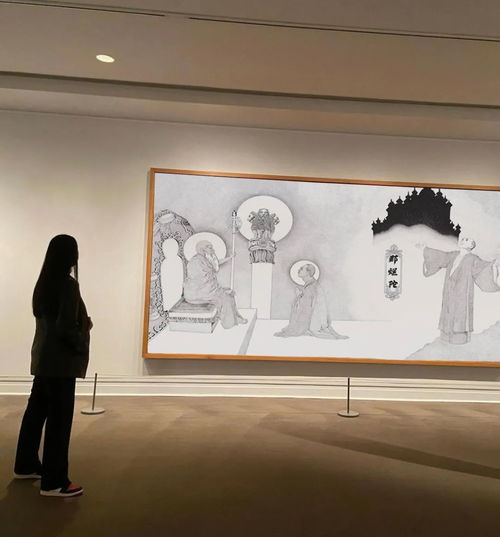 傳承中國文化，弘揚藝術經典——劉名哲白描點墨作品在紐約大都會博物館展出紀實